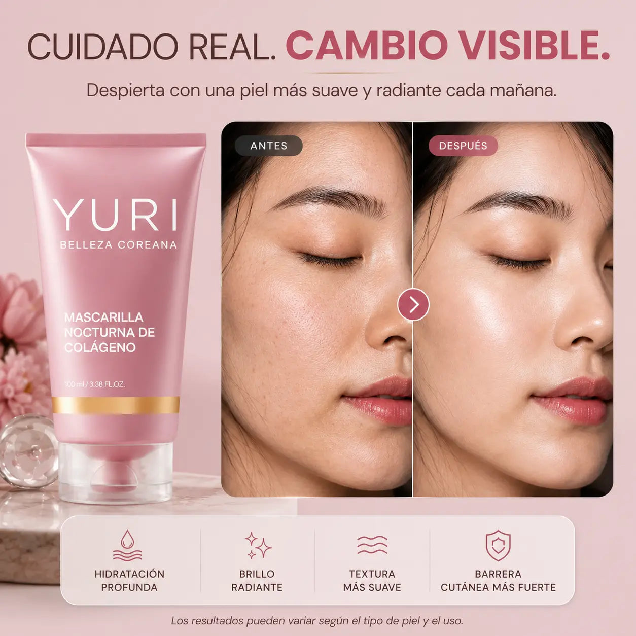 Mascarilla Coreana de Colágeno Nocturna