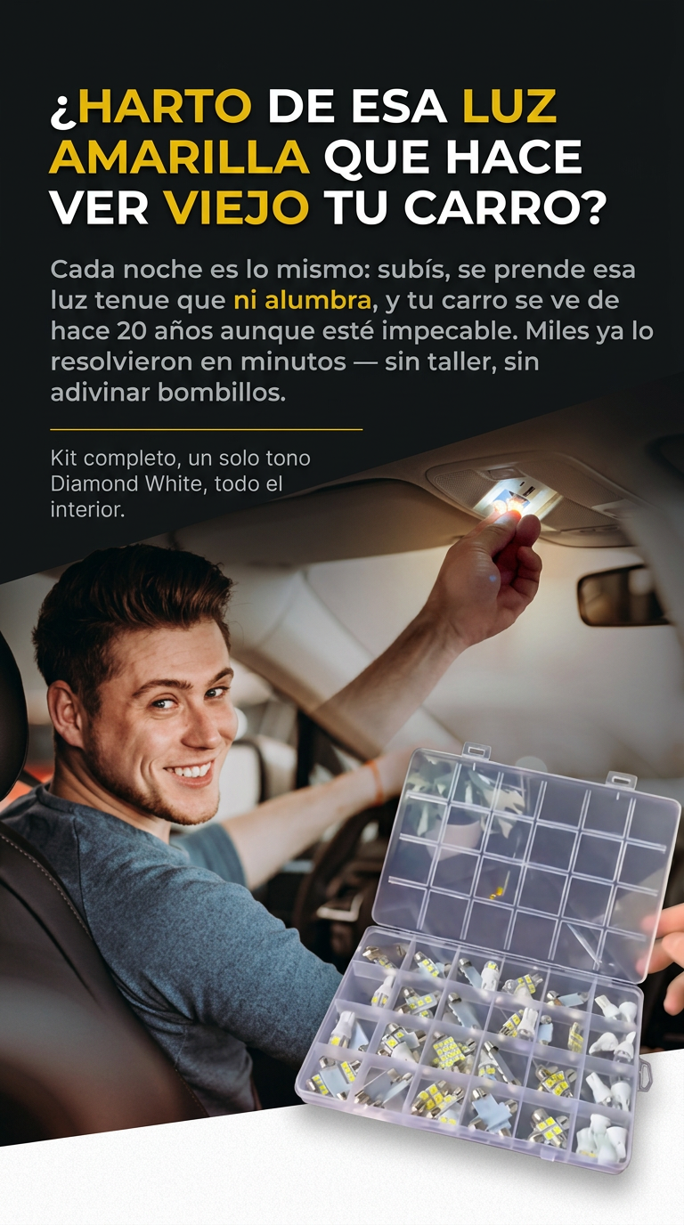 Este kit de luces LED alemán de 42 piezas está haciendo que cualquier coche antiguo parezca un vehículo de lujo