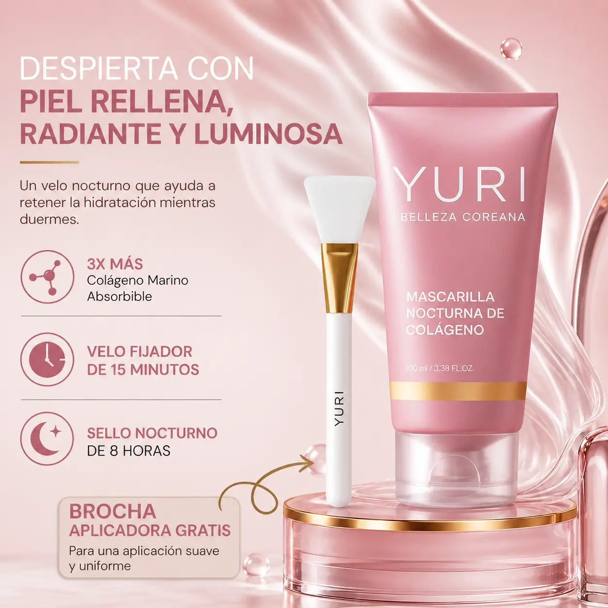 Mascarilla Coreana de Colágeno Nocturna