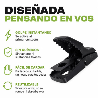 ¿Tenés niños o mascotas en casa? Entonces el veneno no es opción. Esta trampa resuelve el problema sin químicos, sin riesgo para tu familia - Paga 1 Lleva 2