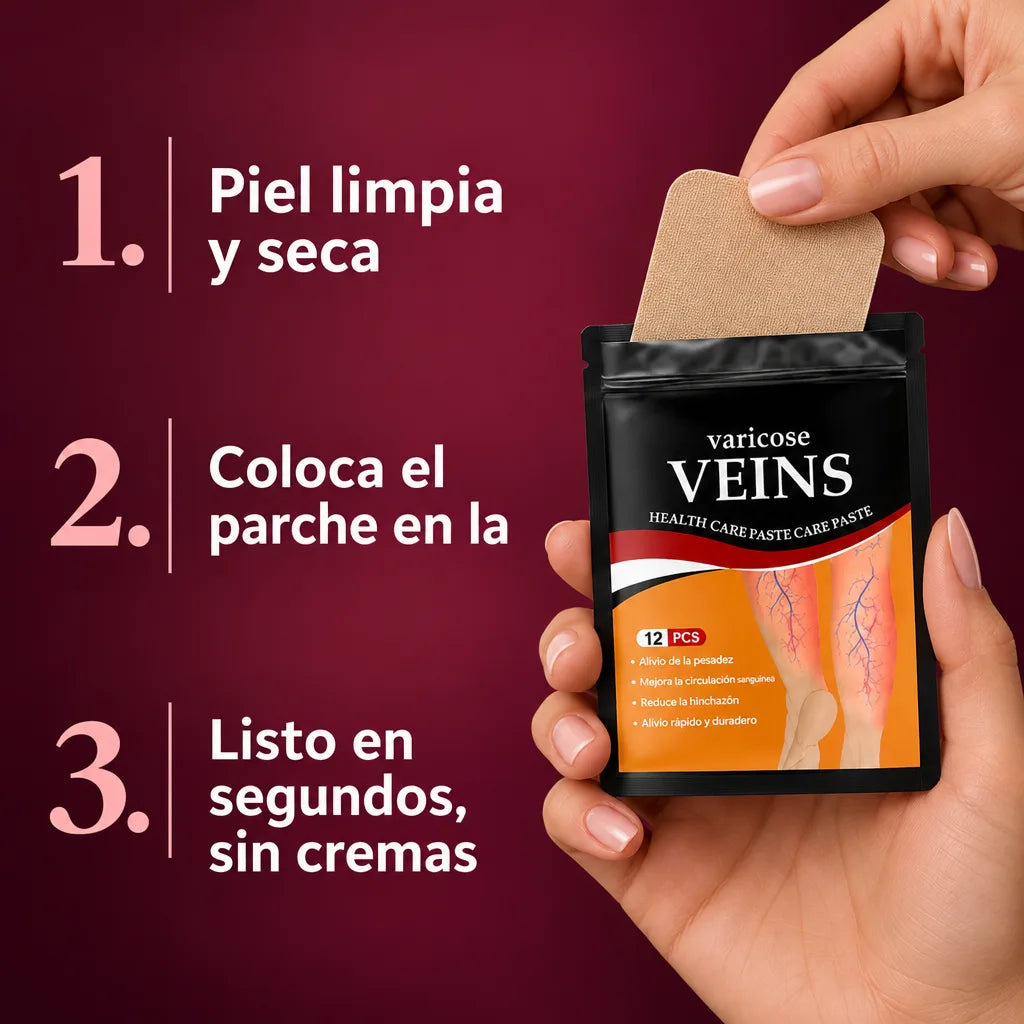 12 Parches Varices™ Alivio Diario, Sensación de Ligereza y Bienestar Desde la Primera Aplicación · galería 3 · 1fff