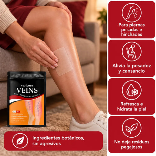 12 Parches Varices™ Alivio Diario, Sensación de Ligereza y Bienestar Desde la Primera Aplicación · galería 1 · 1fff