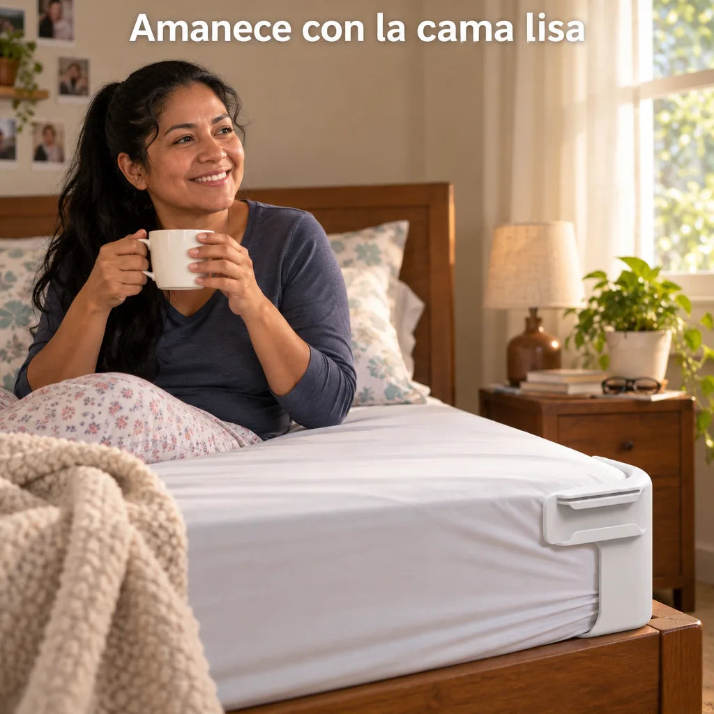 BedLock Pro™ — Sistema Esquinero de Fijación para Sábanas (Set de 4 Piezas) · galería 2 · 9840