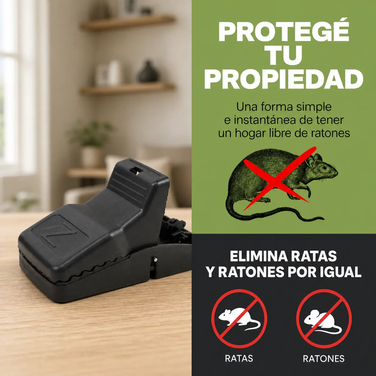 ¿Tenés niños o mascotas en casa? Entonces el veneno no es opción. Esta trampa resuelve el problema sin químicos, sin riesgo para tu familia - Paga 1 Lleva 2