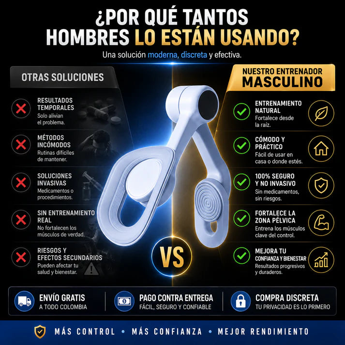 DrNuro™ Entrenador de Suelo Pélvico: La solución natural para un rendimiento y una confianza duraderos.