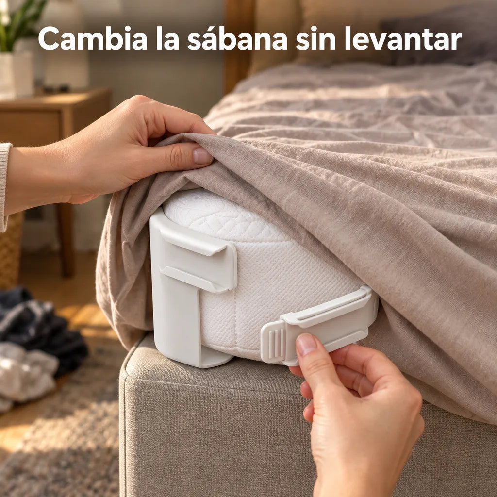 BedLock Pro™ — Sistema Esquinero de Fijación para Sábanas (Set de 4 Piezas) · galería 7 · 9840