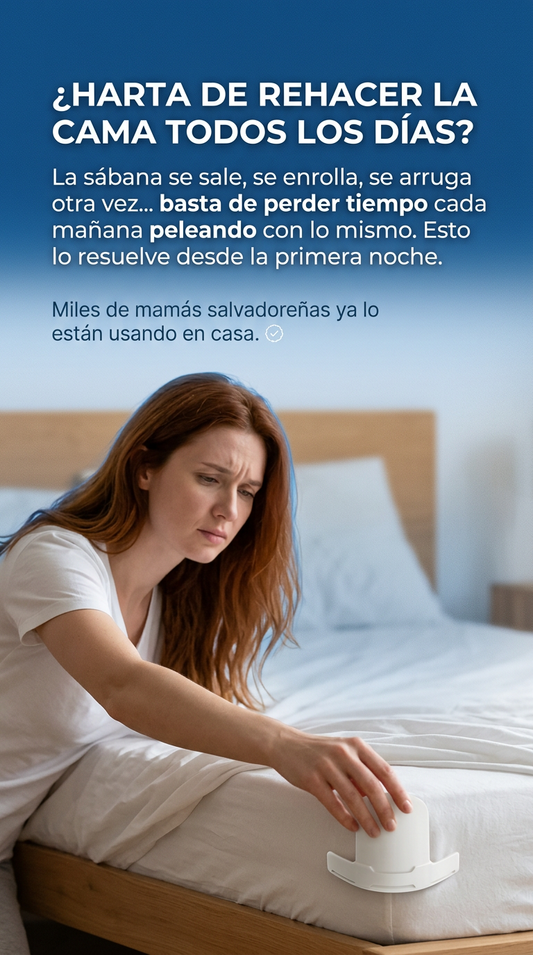 El secreto mejor guardado del sector Hotelero en El Mundo TensaFix™ — Set de 4 correas elásticas sujetadoras de sábanas, universales