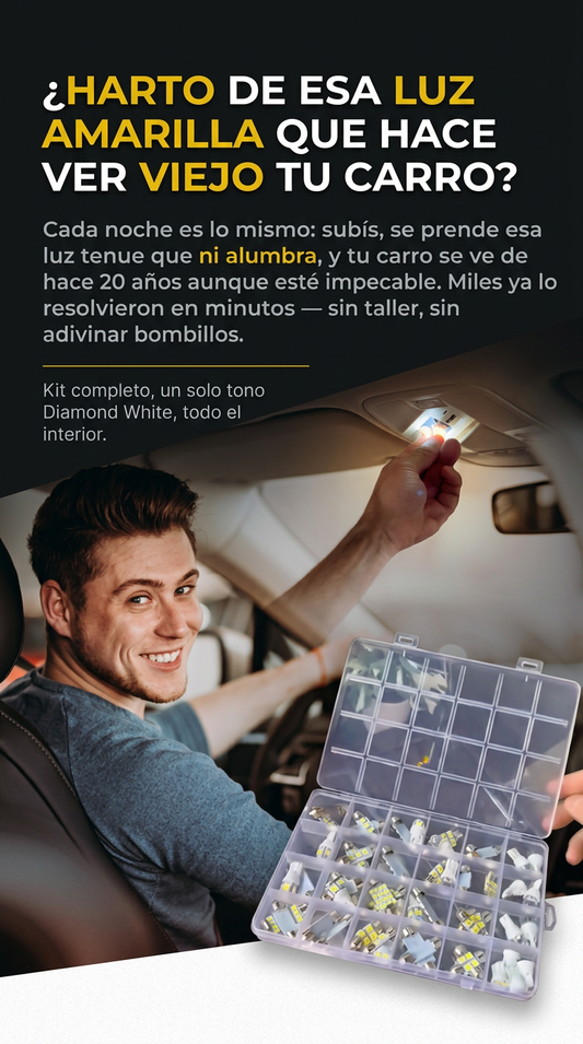 Este kit de luces LED alemán de 42 piezas está haciendo que cualquier coche antiguo parezca un vehículo de lujo