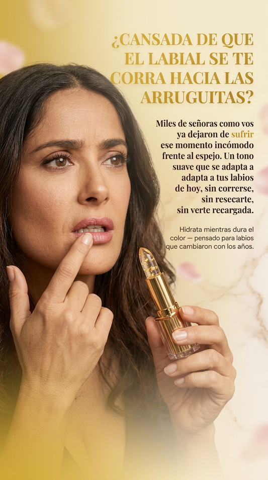 ¿Te ha pasado que te ponés labial y a las dos horas se te corrió hacia las arruguitas? Este fue pensado para que eso no pase."